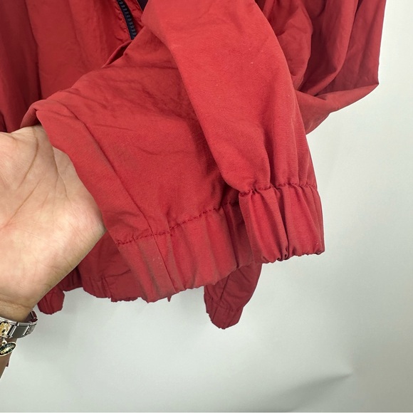 Vintage Y2K Tommy Hilfiger Red Windbreaker Jacket Size Large Early 2000s - Picture 5 of 12